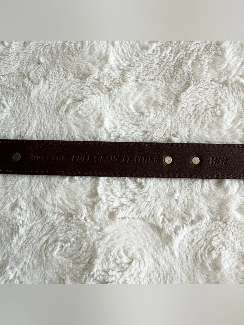 Leather Concho Belt Mens 34 Brown Silver Haggar Buckle Western Cowboy Full Grain